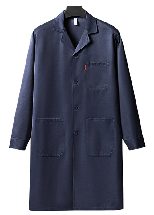 深藍色防靜電服現貨大褂