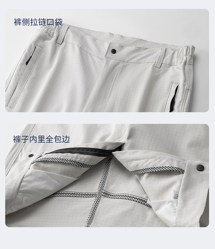 新國標防靜電服春秋工作服褲子的細節展示圖